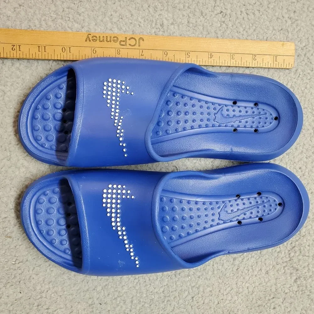 Nike Men's Vitori One Blue Slide Sandals Size 10